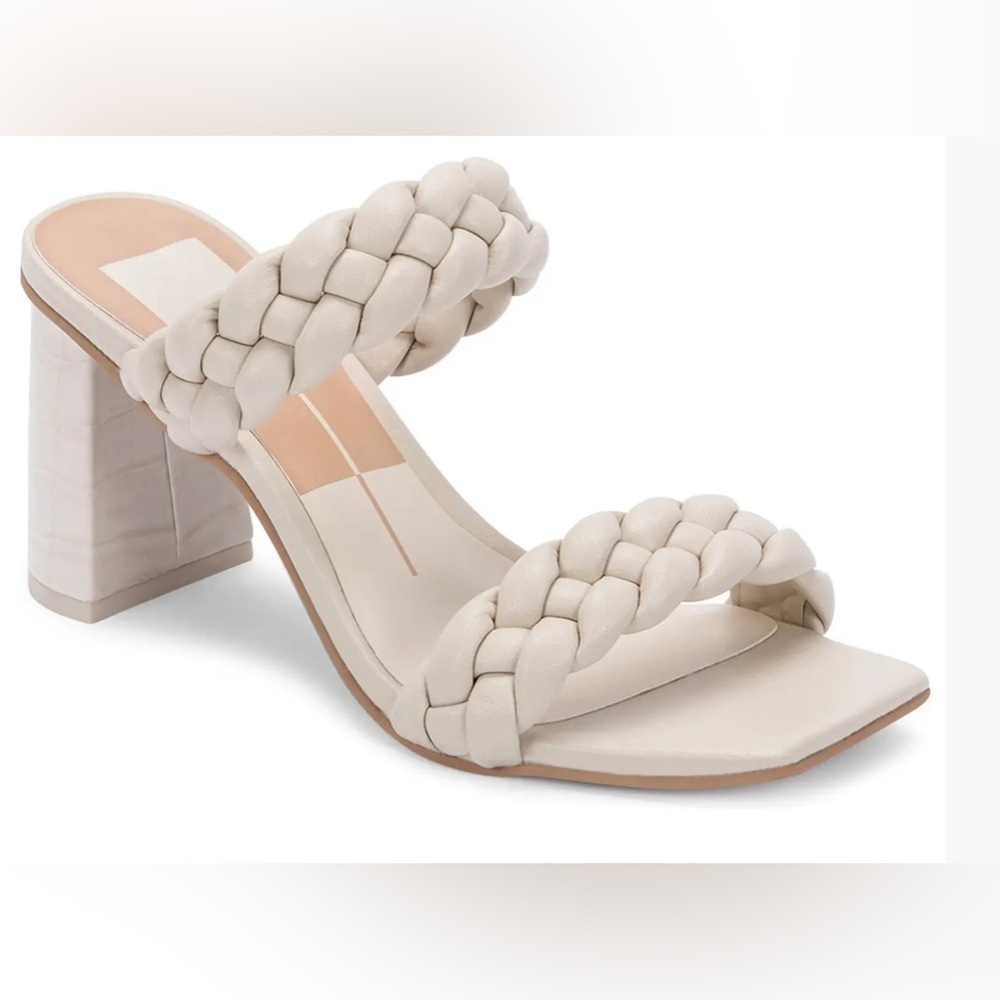 🆕 Dolce Vita Braided Block Heel Slide Size 8.5